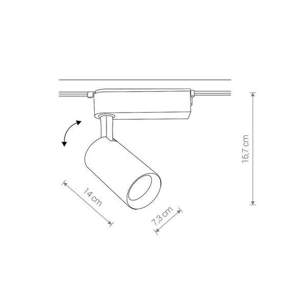 Светильник Nowodvorski IRIS LED WHITE 30W, 3000K CN 9008 фото