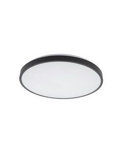 Потолочный светильник Nowodvorski AGNES ROUND LED PRO черный 22W IP44 для ванной и натяжных потолков. 10971 фото