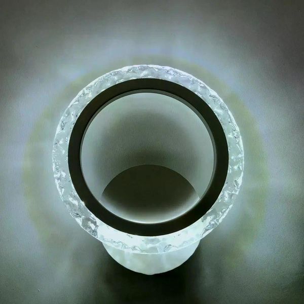 Світильник світлодіодний настінний, бра LUMINARIA EUROPA 12W R220 ON/OFF WHITE/ICE 220V IP20 6951427268594 фото