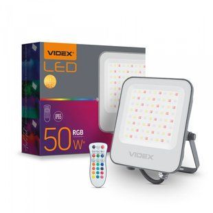 LED прожектор VIDEX 50W RGB 220V (VL-F3-50-RGB) VL-F3-50-RGB фото