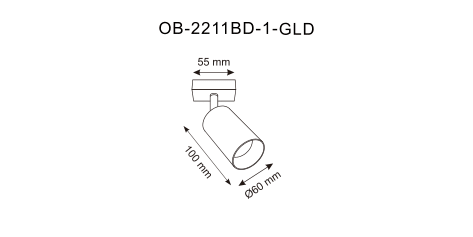 Бра на стіну ZUMALINE REN OB-2211BD-1-GLD OB-2211BD-1-GLD фото