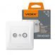 Розетка TV+SAT конечная белая VIDEX BINERA VF-BNSK2TVSATE-W VF-BNSK2TVSATE-W фото 1