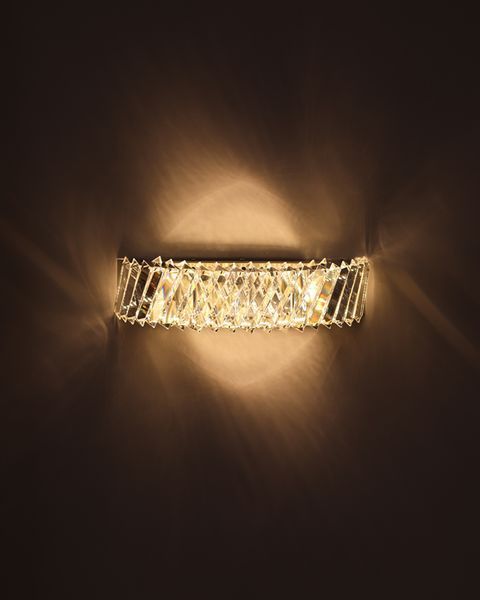 Бра Nowodvorski LUXORA WALL LED 15W 3000K хром кришталеве для приліжкового освітлення 11710 фото