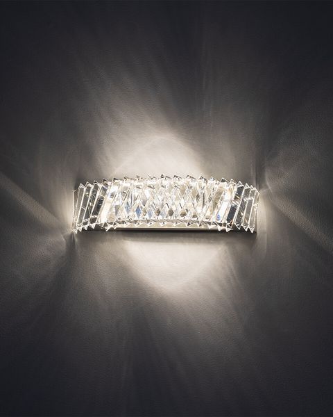 Бра Nowodvorski LUXORA WALL LED 15W 3000K хром кришталеве для приліжкового освітлення 11710 фото
