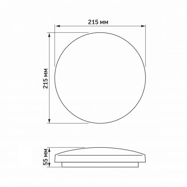 LED светильник настенно-потолочный TITANUM 12W 5000K Звездное небо TLCL-125S фото