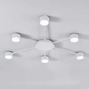 Потолочный светильник LUMINARIA RAY SLIM 6xGX53 WHITE 220V IP20 6951635239508 фото
