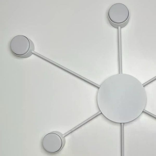 Потолочный светильник LUMINARIA RAY SLIM 6xGX53 WHITE 220V IP20 6951635239508 фото