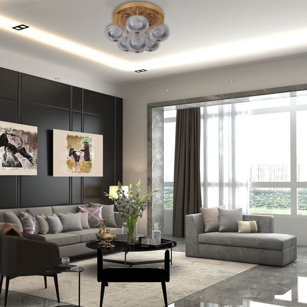 Светодиодная люстра Ardero AL6186-1ARD GATSBY 22Вт 4000K золотой 80264 фото