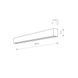 Світильник Nowodvorski STRAIGHT WALL LED GRAPHITE M PL 7561 фото 2