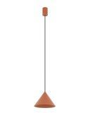 Підвісний світильник Nowodvorski ZENITH S TERRACOTTA GU10 теракотовий для затишку 11490 фото