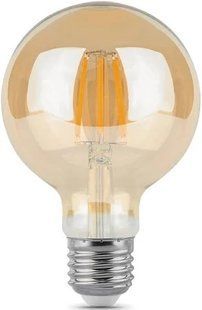 Лампа Gauss LED Filament G95 dimmable E27 6W Golden 550lm 2400K 105802006-D фото