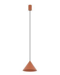 Підвісний світильник Nowodvorski ZENITH S TERRACOTTA GU10 теракотовий для затишку 11490 фото
