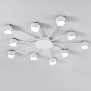 Потолочный светильник LUMINARIA RAY SLIM 10xGX53 WHITE 220V IP20 6951635239522 фото