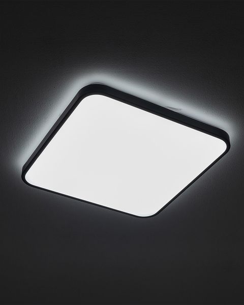 Стельовий світильник Nowodvorski AGNES SQUARE LED PRO чорний 32W 4000K IP44 для спальні та офісу 10986 фото