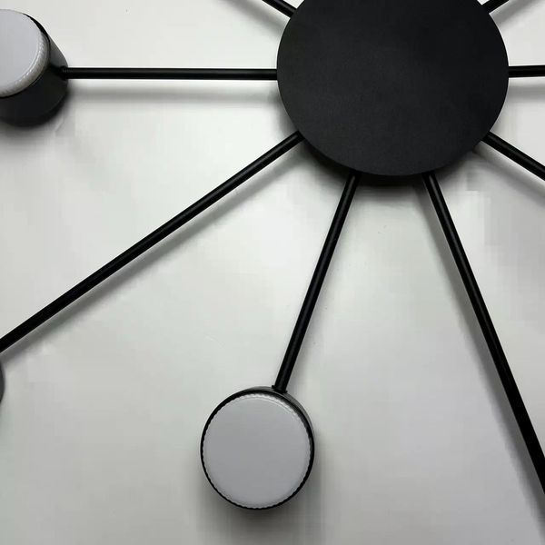 Потолочный светильник LUMINARIA RAY SLIM 10xGX53 BLACK 220V IP20 6951635239539 фото