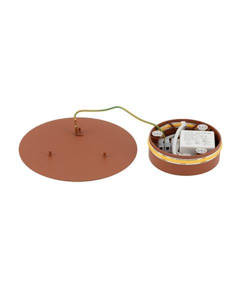 Настенный светильник Nowodvorski RING LED TERRACOTTA S керамический оттенок для спальни и кухни 12660 фото