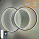 Світильник світлодіодний стельовий LUMINARIA AKRILIKA ROUND 80W 3R APP 600x400x110 WHITE/CLEAR 220V IP20 з пультом ДУ