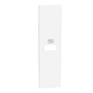 Лицевая панель для зарядных устройств USB 1 модуль. Цвет Белый. Living now Bticino KW11C KW11C фото