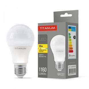 LED лампа TITANUM A60 12W E27 3000K TLA6012273 фото