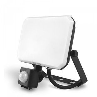 LED прожектор VIDEX F3 30W 5000K з датчиком руху 220V Black (VLE-F3-0305B-S) VLE-F3-0305B-S фото