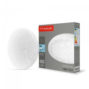 LED светильник настенно-потолочный TITANUM 24W 5000K Кольца TLCL-245C фото