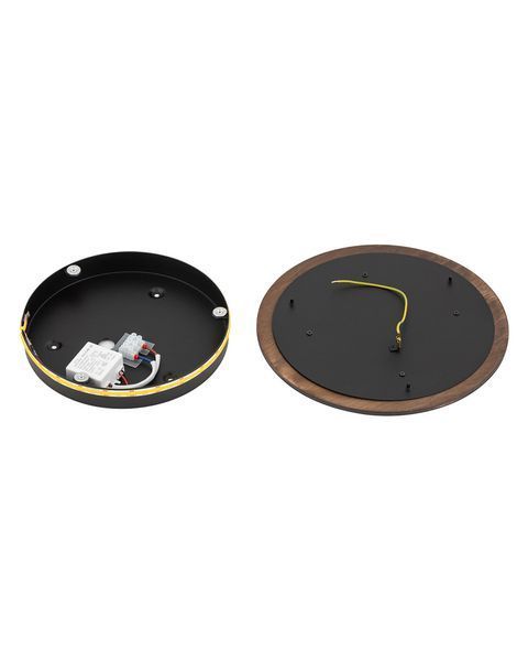 Бра Nowodvorski RING TIMBER LED M 10W 3000K дерево та сталь для еко-стилю 11290 фото
