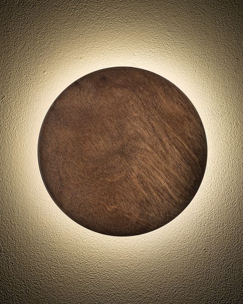 Бра Nowodvorski RING TIMBER LED M 10W 3000K дерево та сталь для еко-стилю 11290 фото