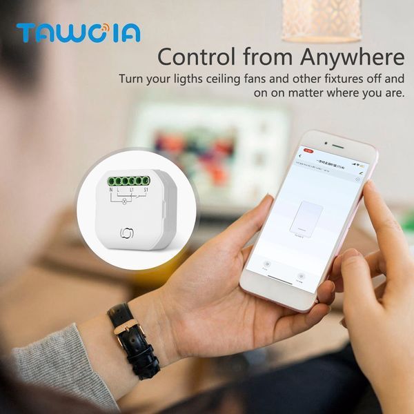 Умное реле освещения | Одноканальный Wi-Fi+BLE выключатель smart (SW101N) SW101N фото