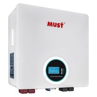 Акумулятор Must LiFePO4 LP16-24200 25.6V 200Ah 5.12kWh з BMS 100A для сонячних електростанцій та інверторів LP16-24200 фото