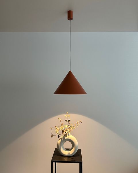 Підвісний світильник Nowodvorski ZENITH M TERRACOTTA GU10 теракотовий для затишку 11486 фото