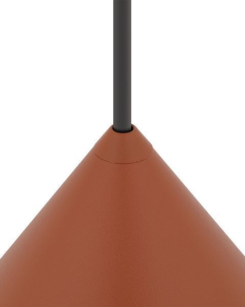 Підвісний світильник Nowodvorski ZENITH M TERRACOTTA GU10 теракотовий для затишку 11486 фото