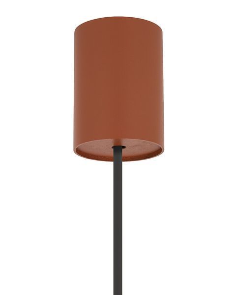 Підвісний світильник Nowodvorski ZENITH M TERRACOTTA GU10 теракотовий для затишку 11486 фото
