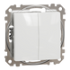 Двухклавишный выключатель Белый Sedna Design SDD111105 Schneider Electric SDD111105 фото