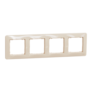 Рамка 4-постовая Schneider Electric Sedna Design бежевая SDD312804 SDD312804 фото