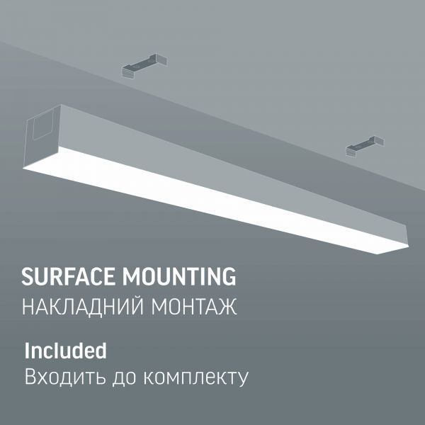 LED светильник линейный VIDEX BN03 30W 0.6М 5000K 220V Black VL-BN03-30065B фото