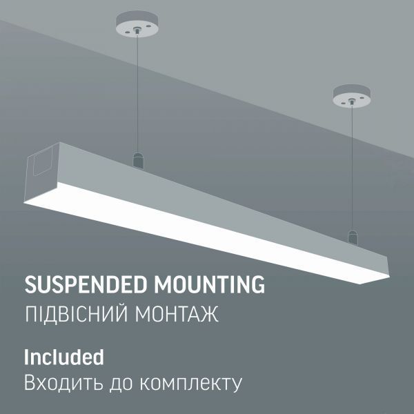 LED светильник линейный VIDEX BN03 30W 0.6М 5000K 220V Black VL-BN03-30065B фото