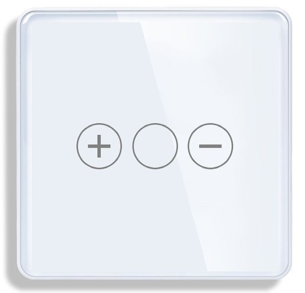 Сенсорний димер c WiFi + BLE | Скляний світлорегулятор 1 канал, Білий (G86D-DR.WF.WT) G86D-DR.WF.WT фото