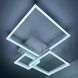 Светильник потолочный светодиодный LUMINARIA GENNY SQUARE RGB 105W 4S 645x618 WHITE 220V IP20 с пультом ДУ 6951712300206 фото 4