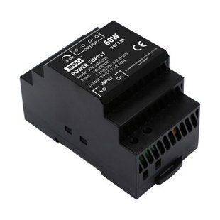 Источник питания 24В 60Вт на DIN-рейку для LED ленты Jinbo JDV-24060DR 19569 фото