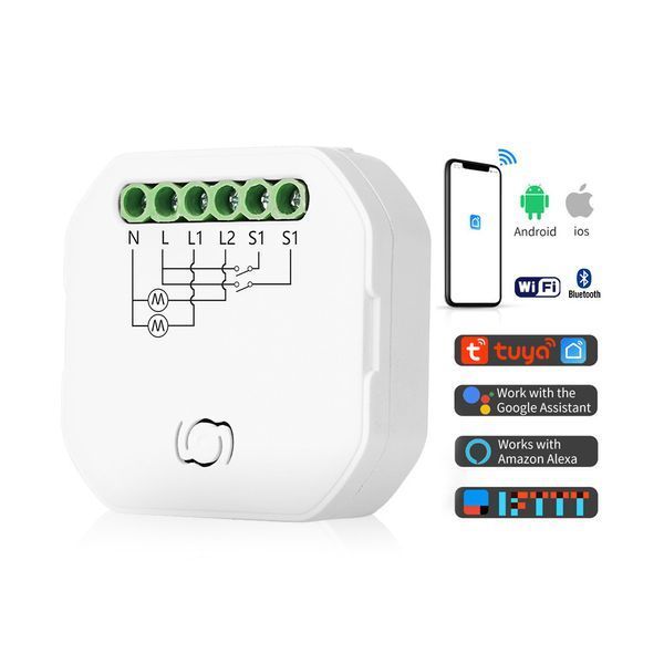 Умное реле для управления занавесом WiFi+BLE | Smart выключатель управления шторами (SWС101N) SWС101N фото