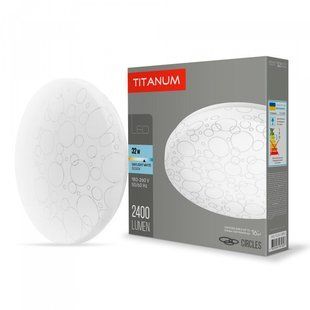 LED светильник настенно-потолочный TITANUM 32W 5000K Кольца TLCL-325C фото