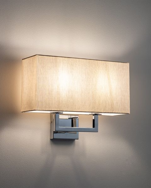 Бра Nowodvorski HOTEL MOOD Cream II E27 2x10W кремове для вітальні 11784 фото