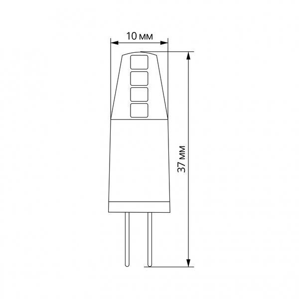 LED лампа VIDEX G4e 12V 2W G4 4100K VL-G4e-02124 фото