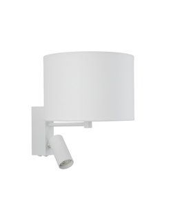 Регульоване бра Nowodvorski LUSSO WHITE E27+GU10 2x10W біле 11520 фото