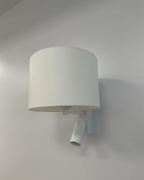Регульоване бра Nowodvorski LUSSO WHITE E27+GU10 2x10W біле 11520 фото