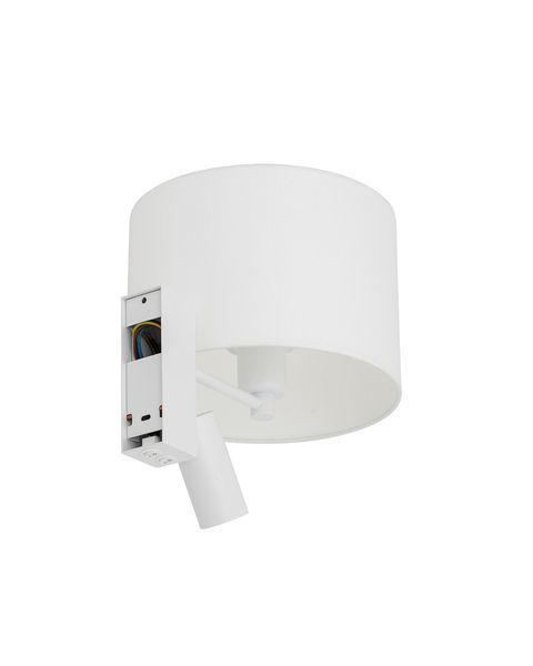 Регульоване бра Nowodvorski LUSSO WHITE E27+GU10 2x10W біле 11520 фото