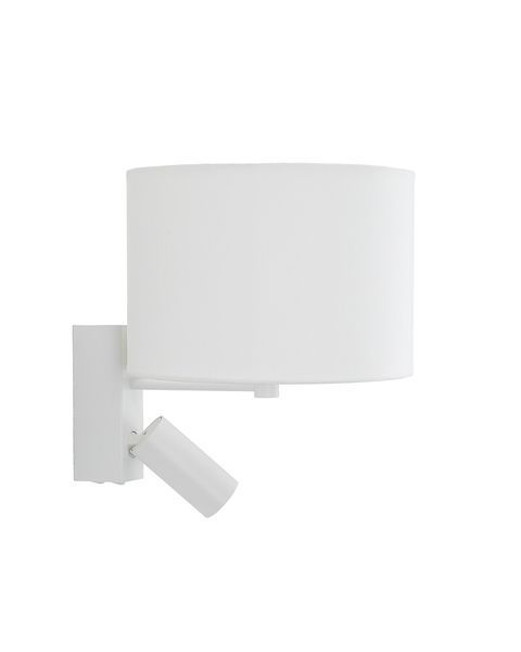 Регульоване бра Nowodvorski LUSSO WHITE E27+GU10 2x10W біле 11520 фото