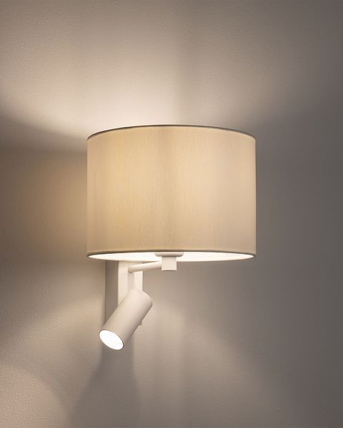 Регульоване бра Nowodvorski LUSSO WHITE E27+GU10 2x10W біле 11520 фото