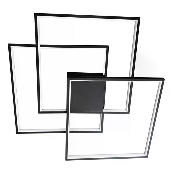 Люстра потолочная LUMINARIA CALLISTA 100W 3S 550x75 BLACK 220V IP20 (светильник светодиодный с пультом) 6951712315767 фото