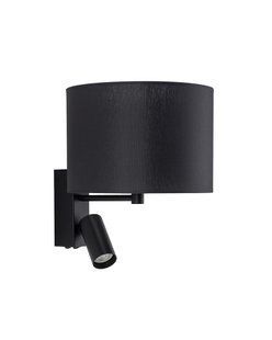 Регульоване бра Nowodvorski LUSSO BLACK E27+GU10 2x10W чорне 11521 фото